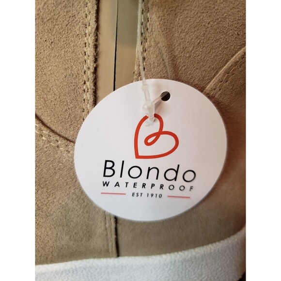 Blondo Womens Haven Waterproof Suede Boots B3496 Sand size 6 M NWT No Box - Picture 10 of 12